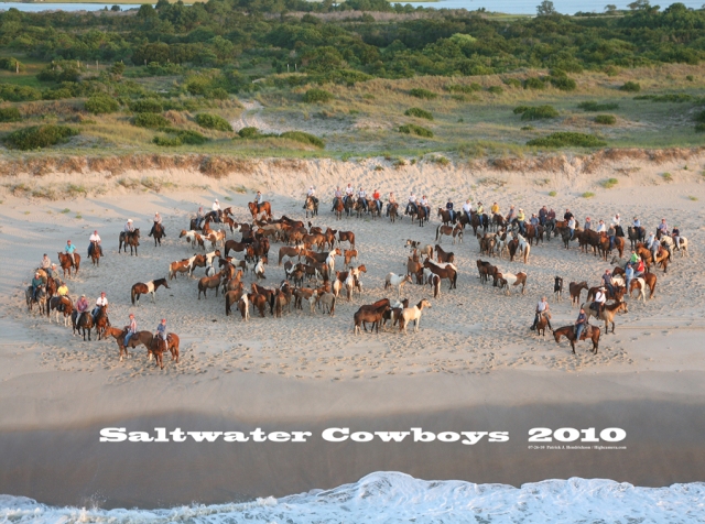 Aerial photograph of Saltwater Cowboys Portrait