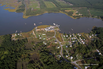 Aerial photograph of deep creek va