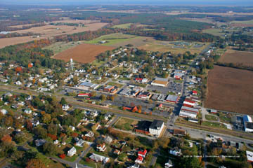 Aerial photograph of parksley va