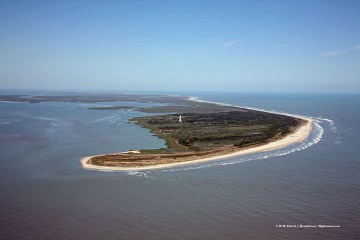 Aerial photograph of smith island va