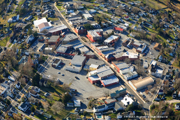 Aerial photograph of Berlin, MD