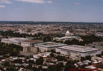 Aerial photograph of the Senate Buildings